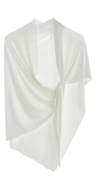 Norma Kamali Triangle Scarf 54 Snow White One Size | Thumbnail 1 Norma Kamali Triangle Scarf 54 Snow White One Size | Thumbnail 1