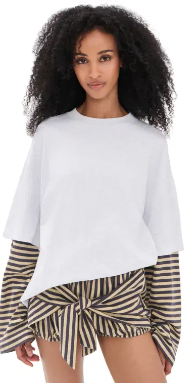 Lioness Bottega Shirt Beige tripe | Thumbnail 1 Lioness Bottega Shirt Beige tripe | Thumbnail 1