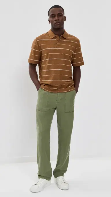 PS Paul Smith Casual Fit Polo Shirt Dark Brown | Thumbnail 5 PS Paul Smith Casual Fit Polo Shirt Dark Brown | Thumbnail 5