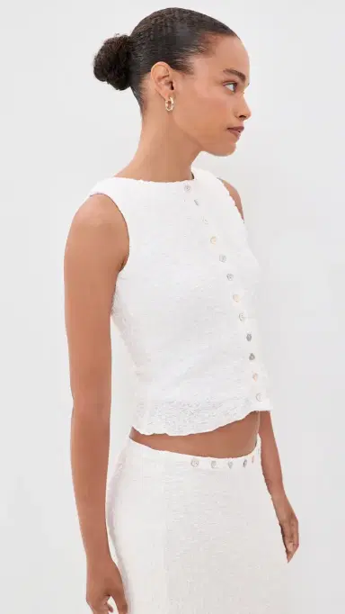 Lisa Says Gah ummer Top White | Thumbnail 4 Lisa Says Gah ummer Top White | Thumbnail 4
