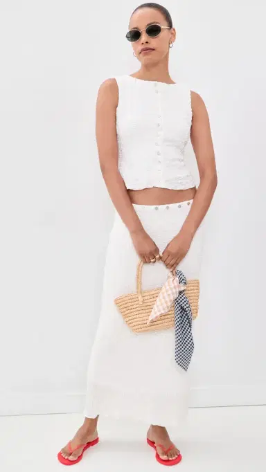 Lisa Says Gah ummer Top White | Thumbnail 5 Lisa Says Gah ummer Top White | Thumbnail 5