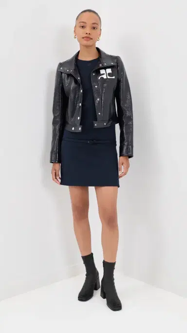 Courrèges Reedition Vinyl Jacket Navy 40 | Thumbnail 5 Courrèges Reedition Vinyl Jacket Navy 40 | Thumbnail 5