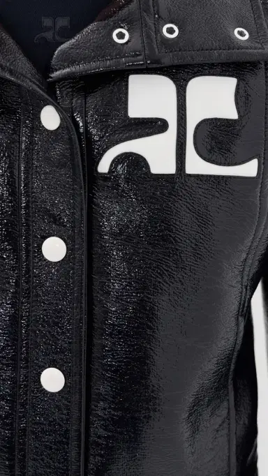 Courrèges Reedition Vinyl Jacket Navy 40 | Thumbnail 6 Courrèges Reedition Vinyl Jacket Navy 40 | Thumbnail 6