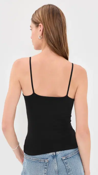 Free People Seamless V Neck Cami Black | Thumbnail 3 Free People Seamless V Neck Cami Black | Thumbnail 3