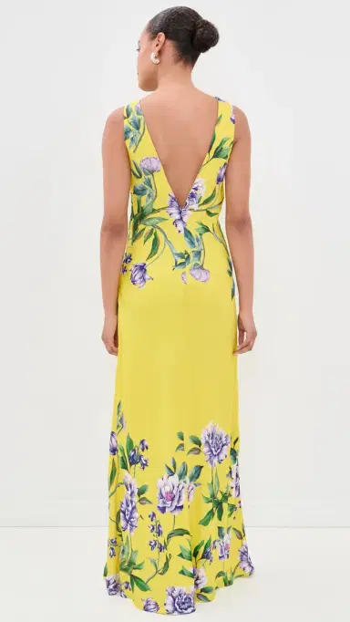 Hemant and Nandita Avya Maxi Dress Yellow | Thumbnail 3 Hemant and Nandita Avya Maxi Dress Yellow | Thumbnail 3