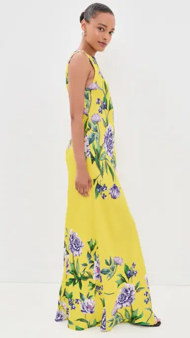 Hemant and Nandita Avya Maxi Dress Yellow | Thumbnail 4 Hemant and Nandita Avya Maxi Dress Yellow | Thumbnail 4