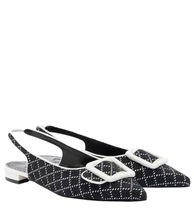 Manolo Blahnik Maylura raffia-effect slingback flats | Thumbnail 1 Manolo Blahnik Maylura raffia-effect slingback flats | Thumbnail 1