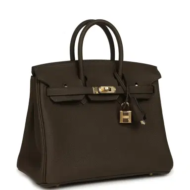 HERMÈS Hermes Birkin 25 Vert Loden Togo Permabrass Hardware | Thumbnail 2 HERMÈS Hermes Birkin 25 Vert Loden Togo Permabrass Hardware | Thumbnail 2