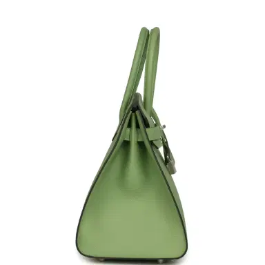 HERMÈS Hermes Birkin Sellier 30 Vert Criquet Epsom Palladium Hardware | Thumbnail 3 HERMÈS Hermes Birkin Sellier 30 Vert Criquet Epsom Palladium Hardware | Thumbnail 3