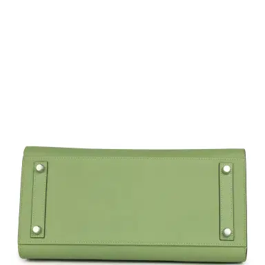 HERMÈS Hermes Birkin Sellier 30 Vert Criquet Epsom Palladium Hardware | Thumbnail 6 HERMÈS Hermes Birkin Sellier 30 Vert Criquet Epsom Palladium Hardware | Thumbnail 6