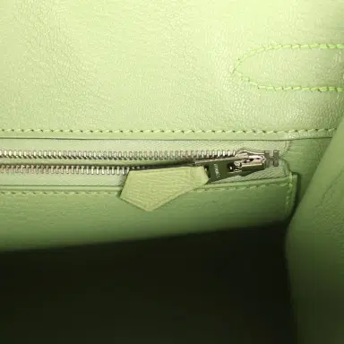 HERMÈS Hermes Birkin Sellier 30 Vert Criquet Epsom Palladium Hardware | Thumbnail 9 HERMÈS Hermes Birkin Sellier 30 Vert Criquet Epsom Palladium Hardware | Thumbnail 9