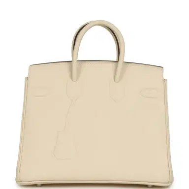 HERMÈS Hermes Birkin Shadow 25 Nata Swift Palladium Hardware | Thumbnail 4 HERMÈS Hermes Birkin Shadow 25 Nata Swift Palladium Hardware | Thumbnail 4