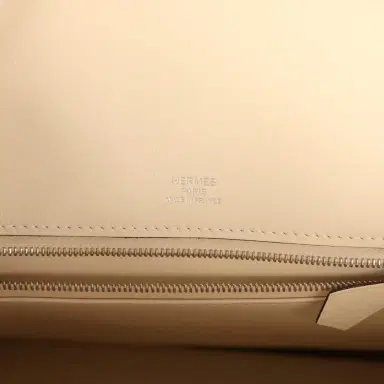 HERMÈS Hermes Birkin Shadow 25 Nata Swift Palladium Hardware | Thumbnail 9 HERMÈS Hermes Birkin Shadow 25 Nata Swift Palladium Hardware | Thumbnail 9