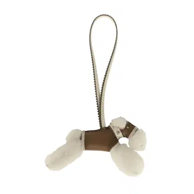 HERMÈS Hermes Budy Rock Charm Ecru, Etoupe, Craie and Gris Etain Milo Lambskin and Merino Wool | Thumbnail 3 HERMÈS Hermes Budy Rock Charm Ecru, Etoupe, Craie and Gris Etain Milo Lambskin and Merino Wool | Thumbnail 3
