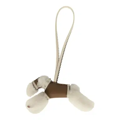 HERMÈS Hermes Budy Rock Charm Ecru, Etoupe, Craie and Gris Etain Milo Lambskin and Merino Wool | Thumbnail 1 HERMÈS Hermes Budy Rock Charm Ecru, Etoupe, Craie and Gris Etain Milo Lambskin and Merino Wool | Thumbnail 1