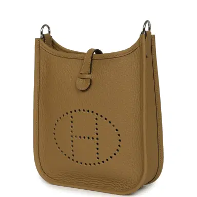 HERMÈS Hermes Evelyne TPM Dune Clemence Palladium Hardware | Thumbnail 5 HERMÈS Hermes Evelyne TPM Dune Clemence Palladium Hardware | Thumbnail 5