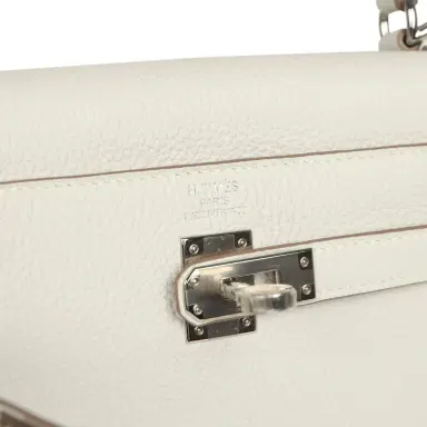 HERMÈS Hermes Kelly Retourne 25 Gris Pale Togo Palladium Hardware | Thumbnail 7 HERMÈS Hermes Kelly Retourne 25 Gris Pale Togo Palladium Hardware | Thumbnail 7