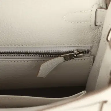 HERMÈS Hermes Kelly Retourne 25 Gris Pale Togo Palladium Hardware | Thumbnail 9 HERMÈS Hermes Kelly Retourne 25 Gris Pale Togo Palladium Hardware | Thumbnail 9
