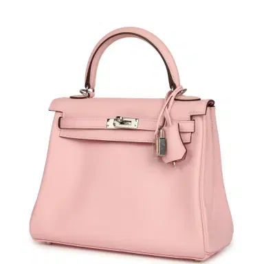 HERMÈS Hermes Kelly Retourne 25 Rose Sakura Swift Palladium Hardware | Thumbnail 5 HERMÈS Hermes Kelly Retourne 25 Rose Sakura Swift Palladium Hardware | Thumbnail 5