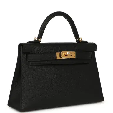HERMÈS Hermes Kelly Sellier 20 Black Epsom Gold Hardware | Thumbnail 2 HERMÈS Hermes Kelly Sellier 20 Black Epsom Gold Hardware | Thumbnail 2
