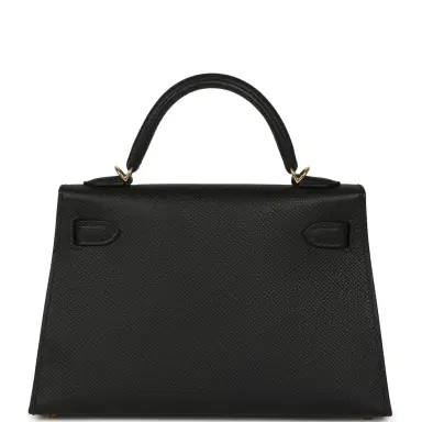 HERMÈS Hermes Kelly Sellier 20 Black Epsom Gold Hardware | Thumbnail 4 HERMÈS Hermes Kelly Sellier 20 Black Epsom Gold Hardware | Thumbnail 4