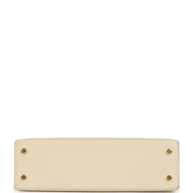 HERMÈS Hermes Kelly Sellier 20 Craie Epsom Gold Hardware | Thumbnail 6 HERMÈS Hermes Kelly Sellier 20 Craie Epsom Gold Hardware | Thumbnail 6