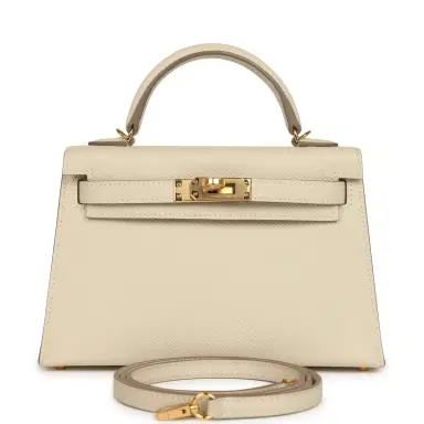 HERMÈS Hermes Kelly Sellier 20 Craie Epsom Gold Hardware | Thumbnail 1 HERMÈS Hermes Kelly Sellier 20 Craie Epsom Gold Hardware | Thumbnail 1