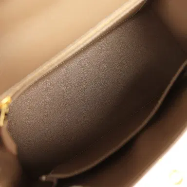 HERMÈS Pre-owned Hermes Kelly Sellier 25 Etoupe Epsom Gold Hardware | Thumbnail 8 HERMÈS Pre-owned Hermes Kelly Sellier 25 Etoupe Epsom Gold Hardware | Thumbnail 8