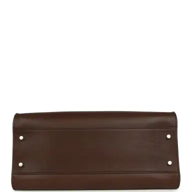The Row The Row Margaux Shoulder 12 Deep Brown Saddle Silver Hardware | Thumbnail 6 The Row The Row Margaux Shoulder 12 Deep Brown Saddle Silver Hardware | Thumbnail 6