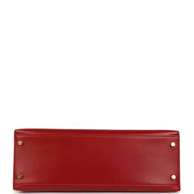 HERMÈS Vintage Hermes Kelly Sellier 32 Rouge Vif Box Gold Hardware | Thumbnail 6 HERMÈS Vintage Hermes Kelly Sellier 32 Rouge Vif Box Gold Hardware | Thumbnail 6