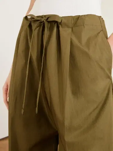 Another Tomorrow Pleated Cotton-poplin Straight-leg Pants | Thumbnail 5 Another Tomorrow Pleated Cotton-poplin Straight-leg Pants | Thumbnail 5