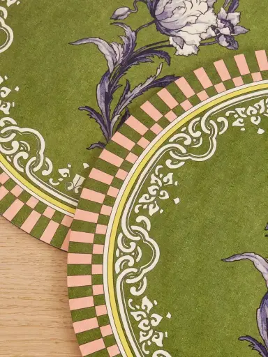La DoubleJ Set Of Two Painted Wood Placemats | Thumbnail 3 La DoubleJ Set Of Two Painted Wood Placemats | Thumbnail 3