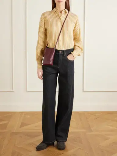 Brunello Cucinelli Bead-embellished Leather Pouch | Thumbnail 3 Brunello Cucinelli Bead-embellished Leather Pouch | Thumbnail 3
