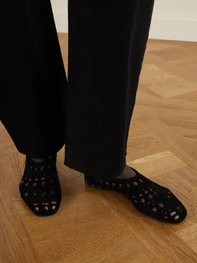 Alaïa Neo Vienne Perforated Suede Ballet Flats | Thumbnail 2 Alaïa Neo Vienne Perforated Suede Ballet Flats | Thumbnail 2