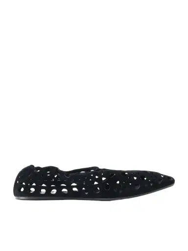 Alaïa Neo Vienne Perforated Suede Ballet Flats | Thumbnail 1 Alaïa Neo Vienne Perforated Suede Ballet Flats | Thumbnail 1