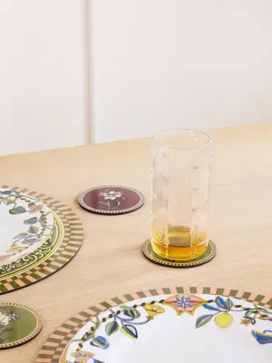 La DoubleJ Set Of Four Painted Wood Coasters | Thumbnail 2 La DoubleJ Set Of Four Painted Wood Coasters | Thumbnail 2