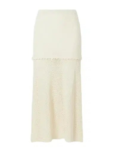 ESCVDO Mural Crocheted Cotton Midi Skirt | Thumbnail 1 ESCVDO Mural Crocheted Cotton Midi Skirt | Thumbnail 1