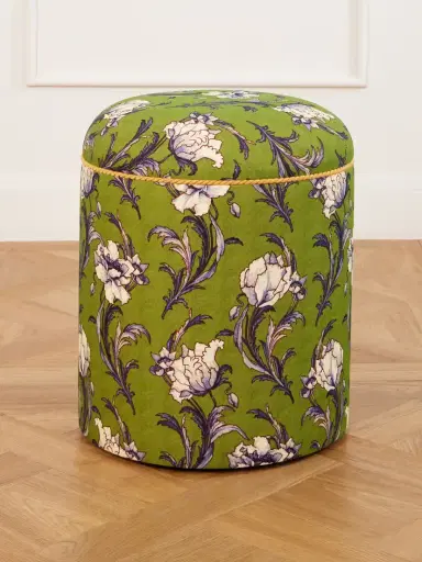 La DoubleJ Babà Floral-printed Canvas Pouf | Thumbnail 1 La DoubleJ Babà Floral-printed Canvas Pouf | Thumbnail 1