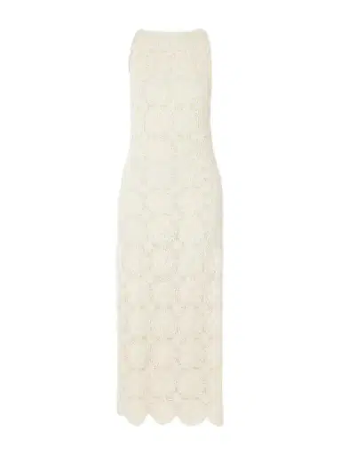 ESCVDO Siula Crocheted Cotton Halterneck Maxi Dress | Thumbnail 1 ESCVDO Siula Crocheted Cotton Halterneck Maxi Dress | Thumbnail 1
