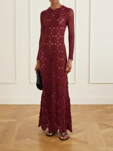 ESCVDO Siula Crocheted Cotton Maxi Dress | Thumbnail 2 ESCVDO Siula Crocheted Cotton Maxi Dress | Thumbnail 2