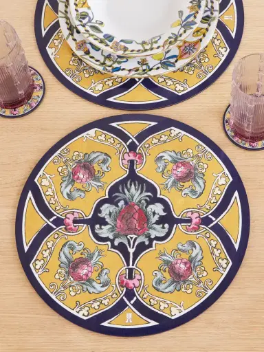 La DoubleJ Set Of Two Panted Wood Placemats | Thumbnail 2 La DoubleJ Set Of Two Panted Wood Placemats | Thumbnail 2