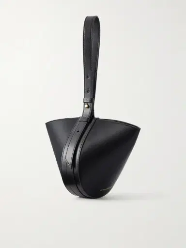 Victoria Beckham Portofina Dia Leather-trimmed Satin Clutch | Thumbnail 4 Victoria Beckham Portofina Dia Leather-trimmed Satin Clutch | Thumbnail 4