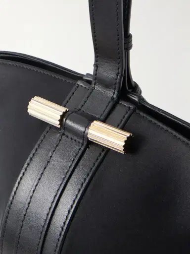 Victoria Beckham Portofina Dia Leather-trimmed Satin Clutch | Thumbnail 5 Victoria Beckham Portofina Dia Leather-trimmed Satin Clutch | Thumbnail 5