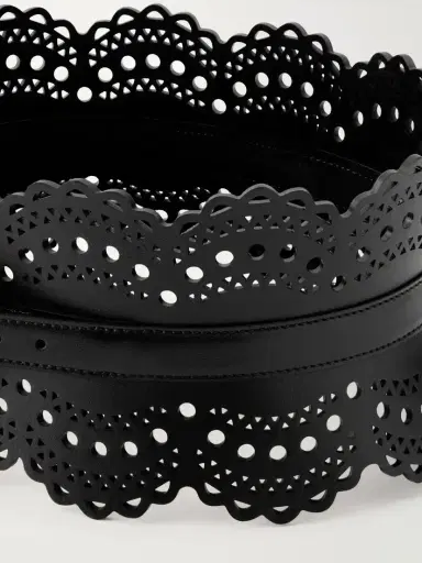 Alaïa Laser-cut Leather Waist Belt | Thumbnail 3 Alaïa Laser-cut Leather Waist Belt | Thumbnail 3