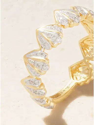Yvonne Léon 18-karat Gold Diamond Ring | Thumbnail 3 Yvonne Léon 18-karat Gold Diamond Ring | Thumbnail 3