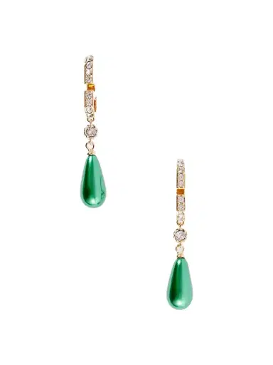 Valentino Garavani Gold-tone Beaded Crystal Earrings | Thumbnail 1 Valentino Garavani Gold-tone Beaded Crystal Earrings | Thumbnail 1
