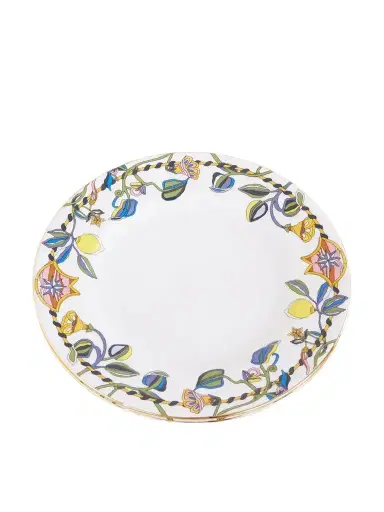 La DoubleJ Set Of Two Gold-plated Painted Porcelain Dinner Plates | Thumbnail 1 La DoubleJ Set Of Two Gold-plated Painted Porcelain Dinner Plates | Thumbnail 1