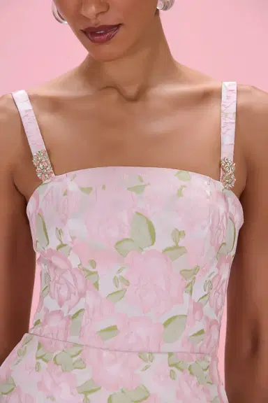 PatBo GARDEN JACQUARD MIDI DRESS | Thumbnail 3 PatBo GARDEN JACQUARD MIDI DRESS | Thumbnail 3