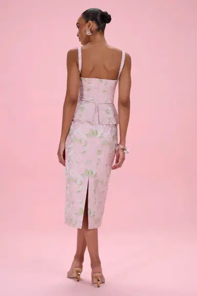 PatBo GARDEN JACQUARD MIDI DRESS | Thumbnail 4 PatBo GARDEN JACQUARD MIDI DRESS | Thumbnail 4