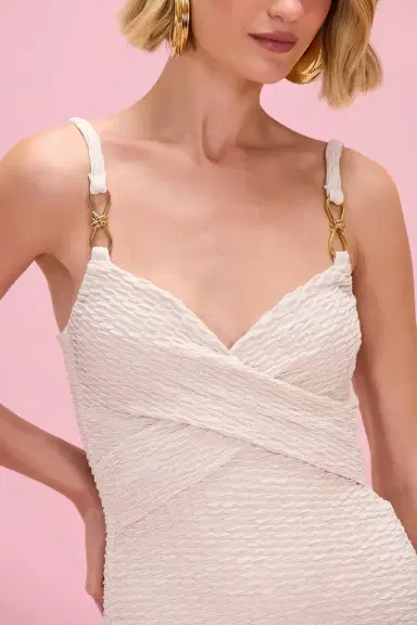 PatBo GOLDEN KNIT RUFFLES MINI DRESS | Thumbnail 3 PatBo GOLDEN KNIT RUFFLES MINI DRESS | Thumbnail 3